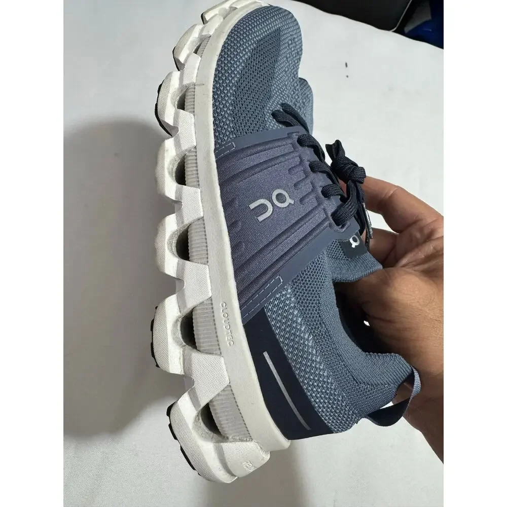 On Cloudswift 3 Women's 6.5 Blue White Athletic Running Walking Shoes Sneakers